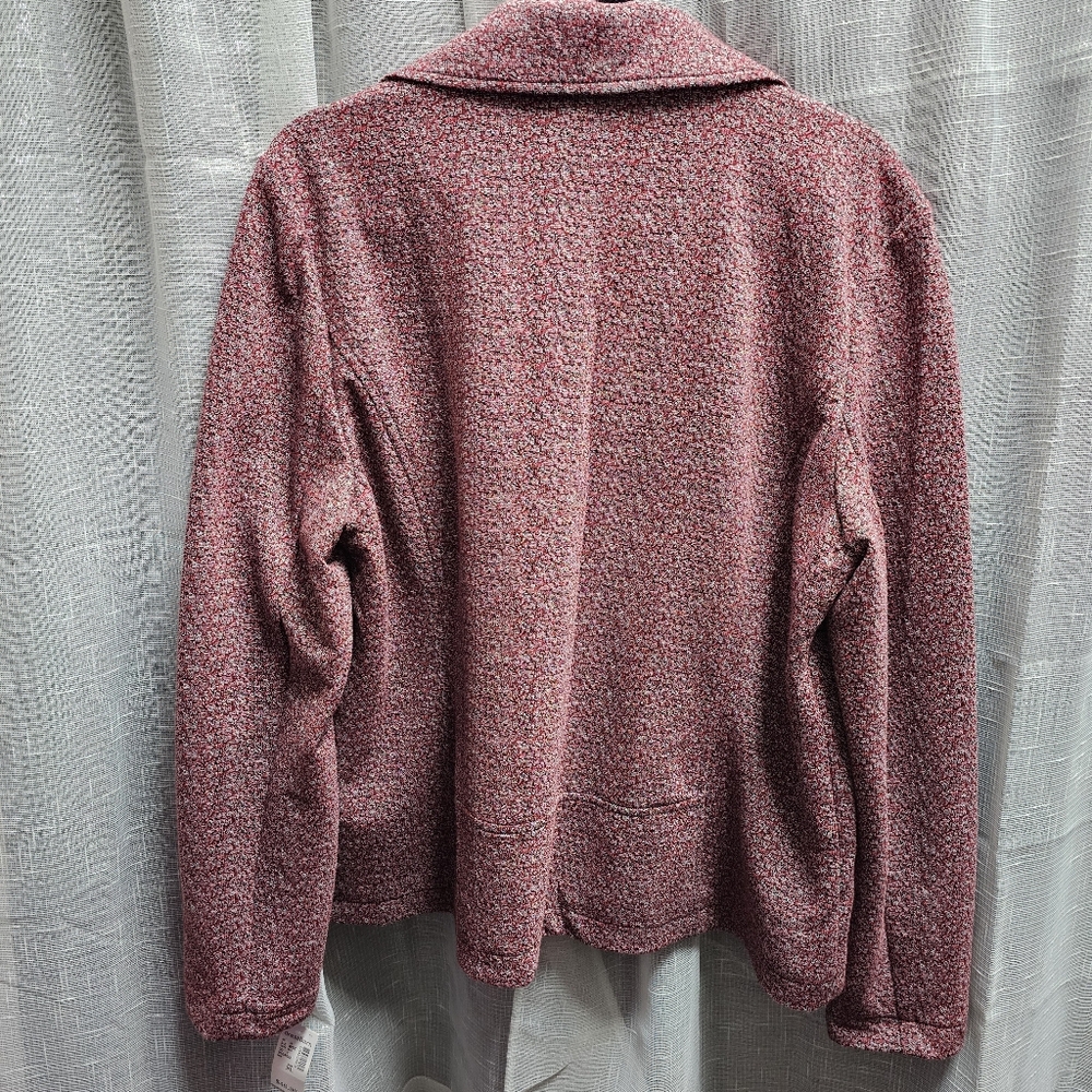 Westport Knit Blazer in Burgundy Multi New With Tags - Picture 6 of 9